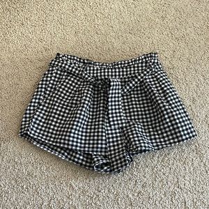 Gingham shorts